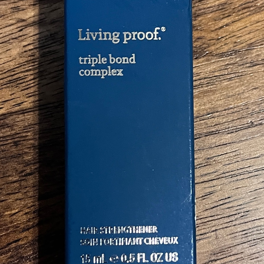 Living Proof Triple Bond Complex in Blue Packaging